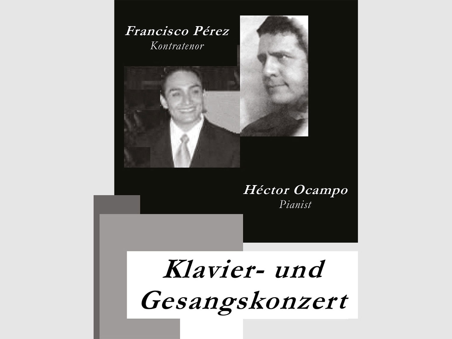 Héctor Ocampo y Francisco Pérez